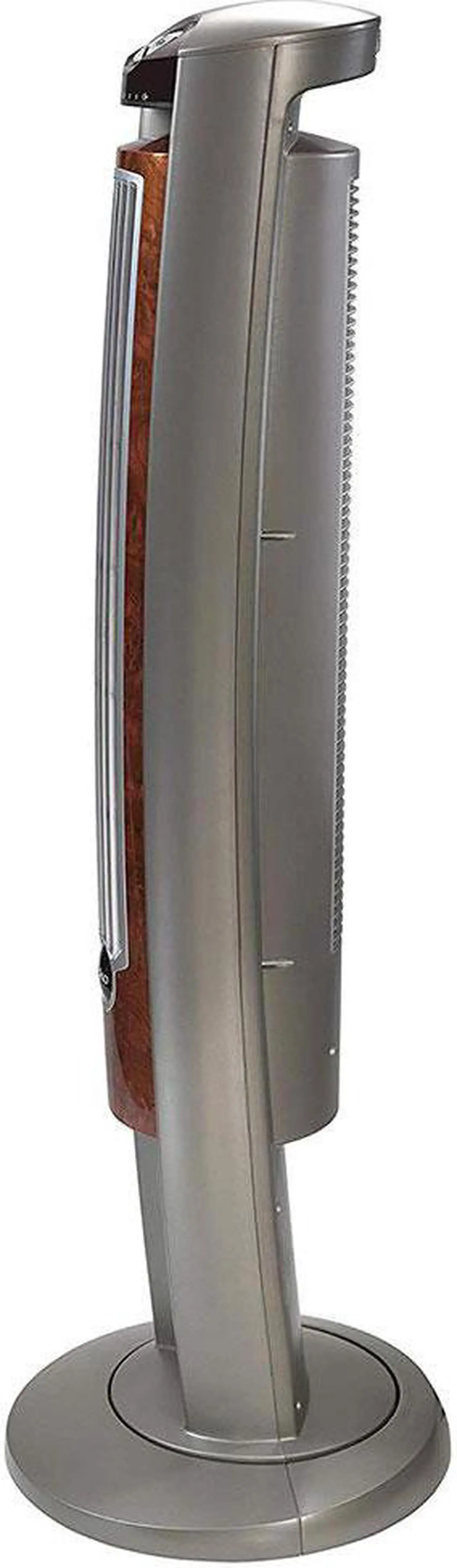 Alt view image 4 of 15 - Lasko 43" Wind Curve Nighttime Setting Tower Fan with Remote Control, Silverwood