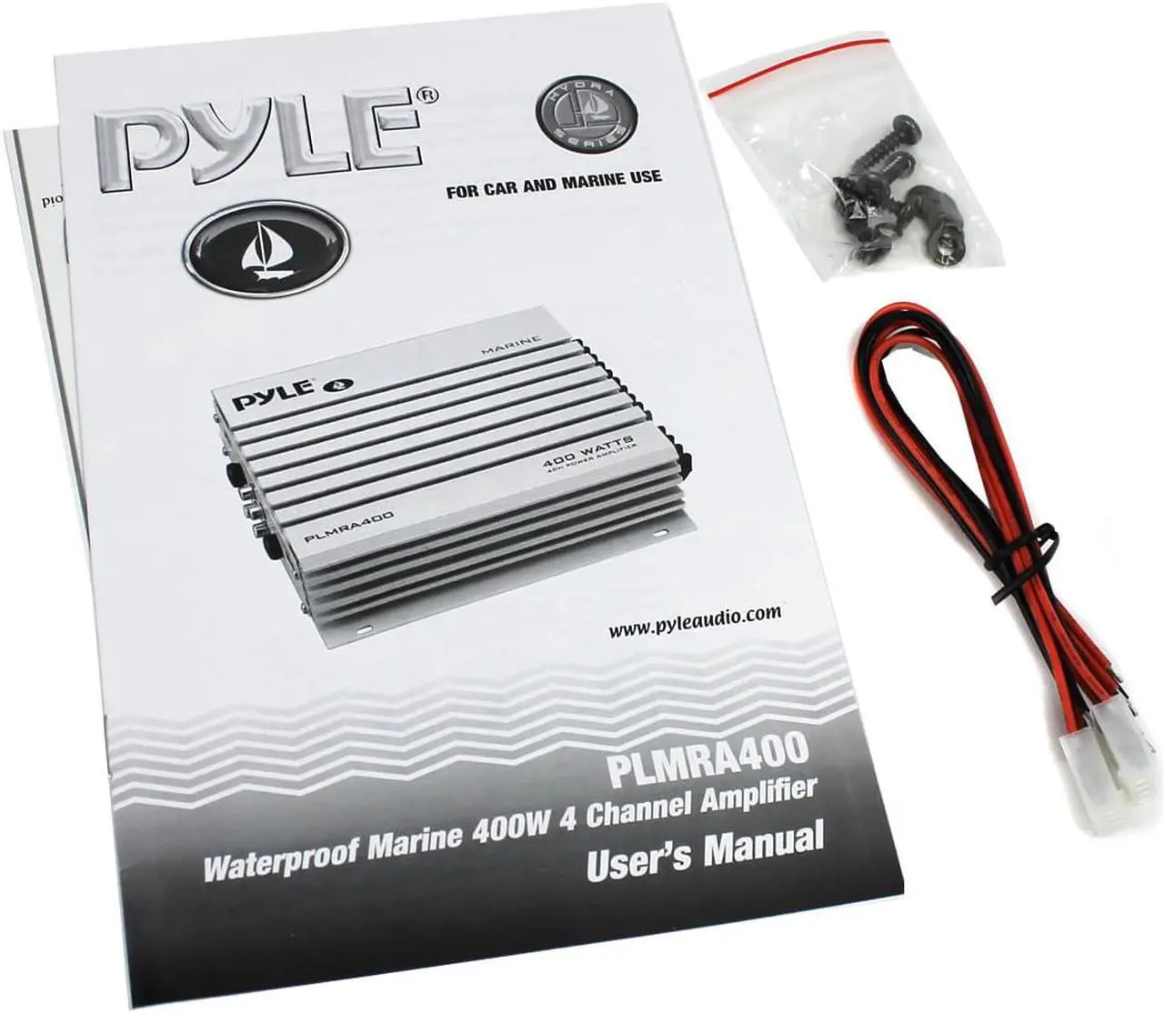 Alt view image 7 of 11 - Pyle Hydra Plmra400 Marine Amplifier - 400 W Pmpo - 4 Channel