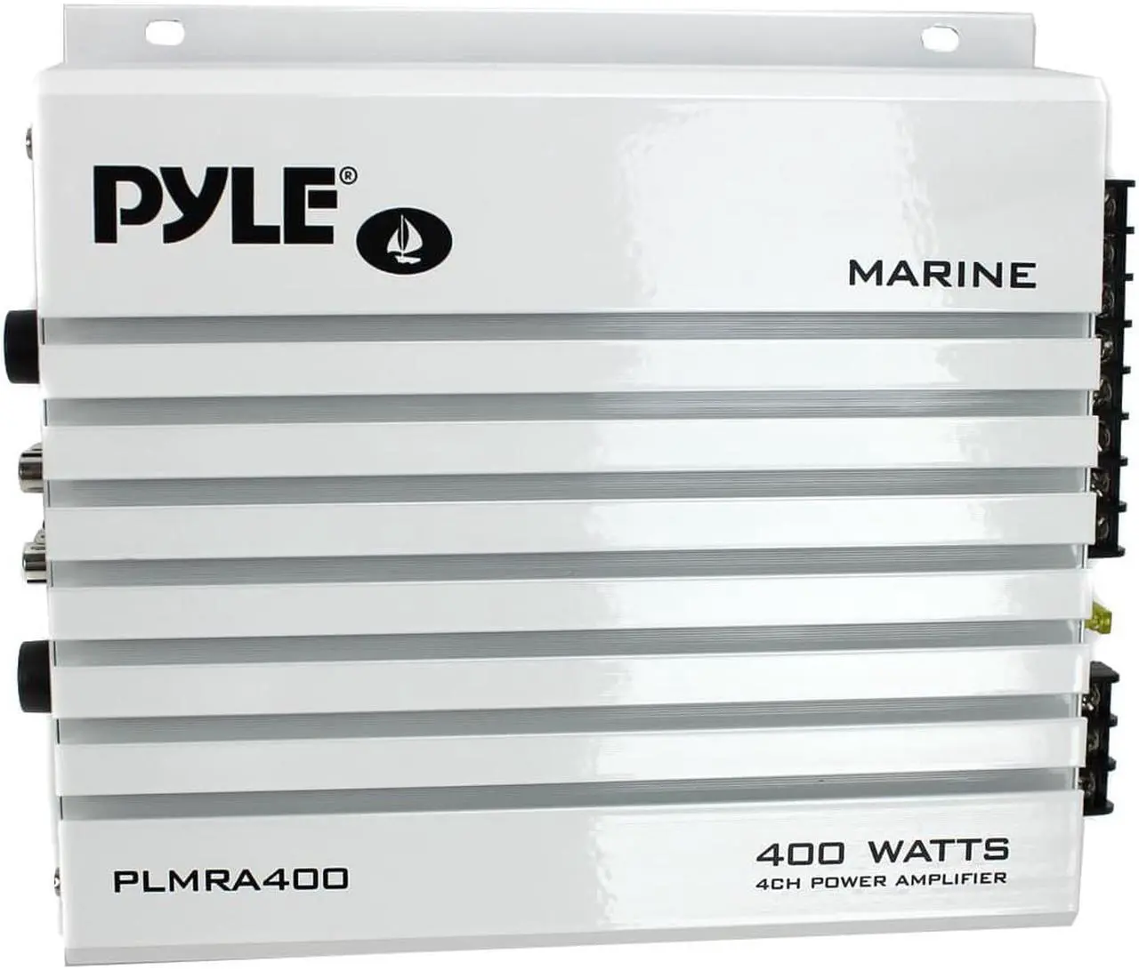 Alt view image 3 of 11 - Pyle Hydra Plmra400 Marine Amplifier - 400 W Pmpo - 4 Channel