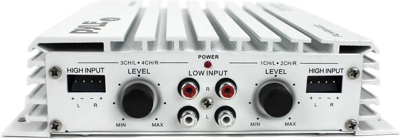 Alt view image 6 of 11 - Pyle Hydra Plmra400 Marine Amplifier - 400 W Pmpo - 4 Channel