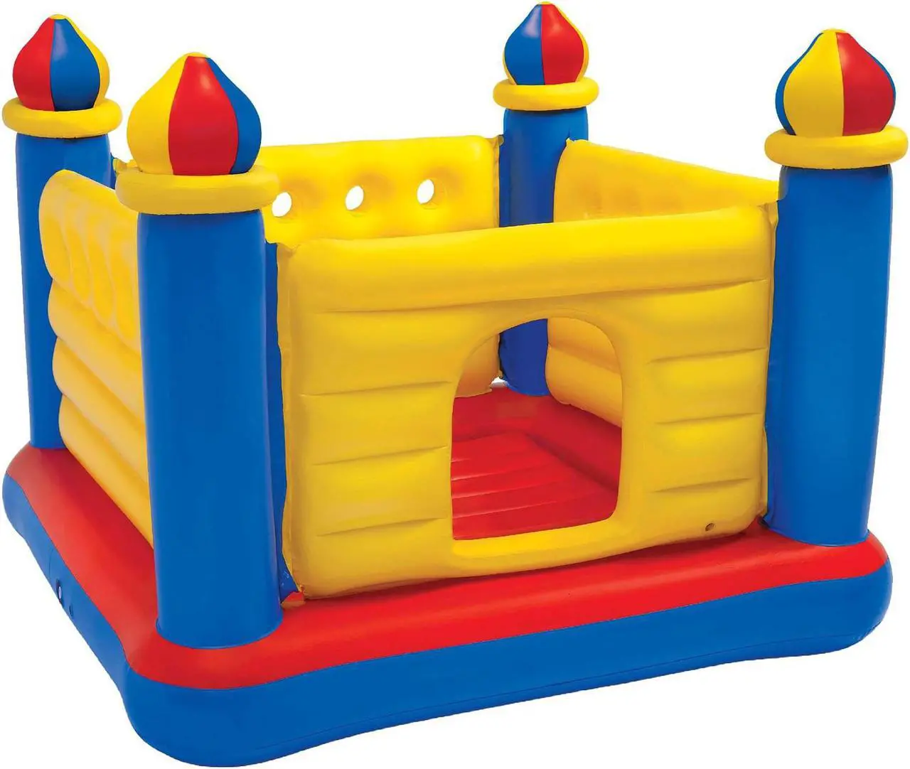 Main image of Intex Inflatable Colorful Jump-O-Lene Castle Bounce House, for 2 Kids Ages 3-6