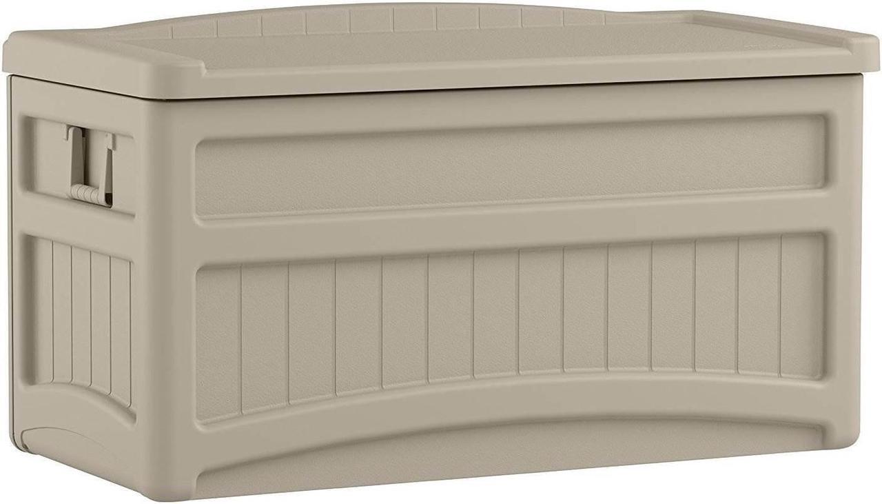 Alt view image 10 of 20 - Suncast Corporation DB7500 73 Gallon Taupe Deck Box