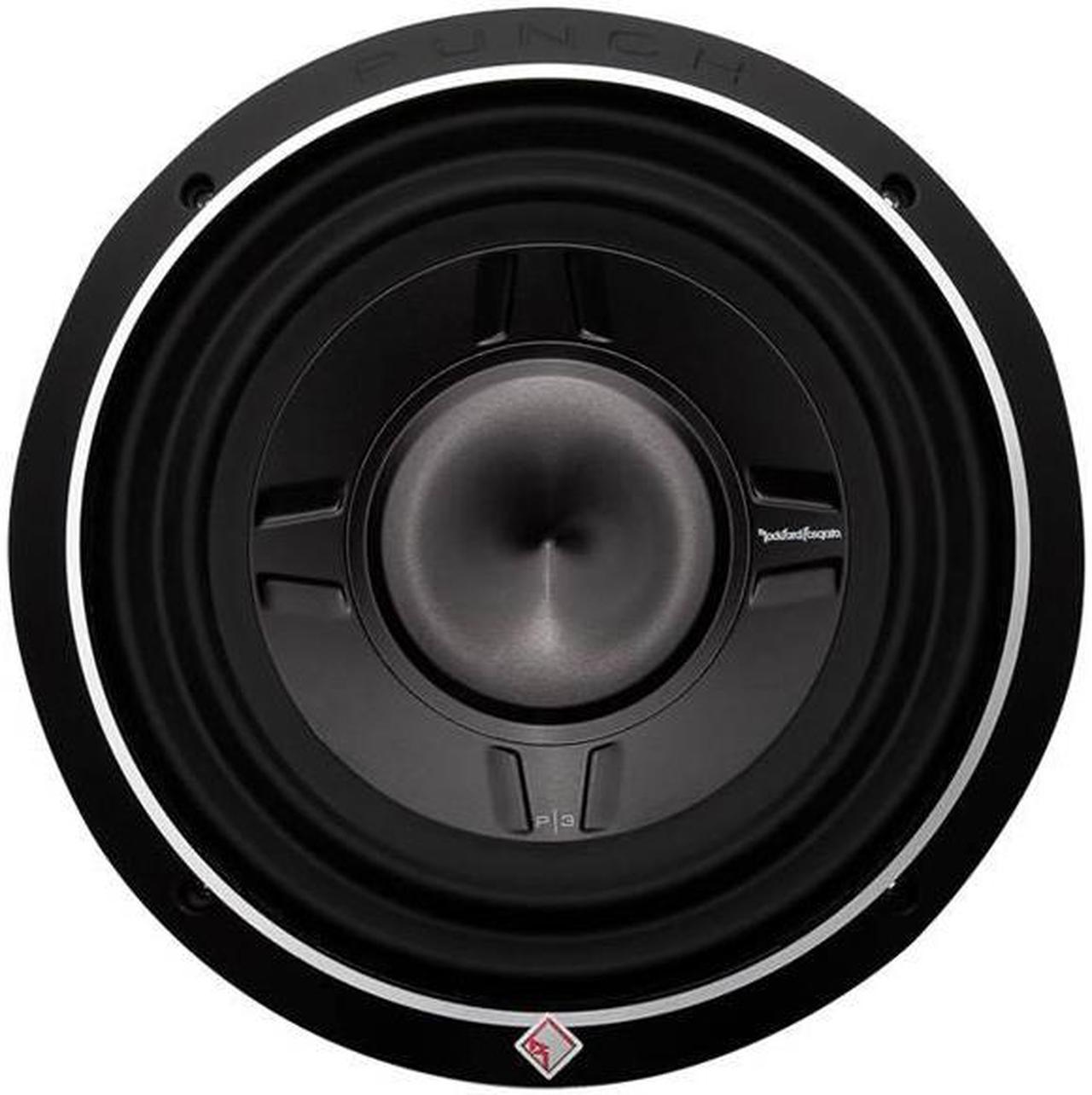 Rockford Fosgate 10 Inch 600 Watt 2 Ohm Car Audio Shallow DVC Subwoofer P3SD2-10