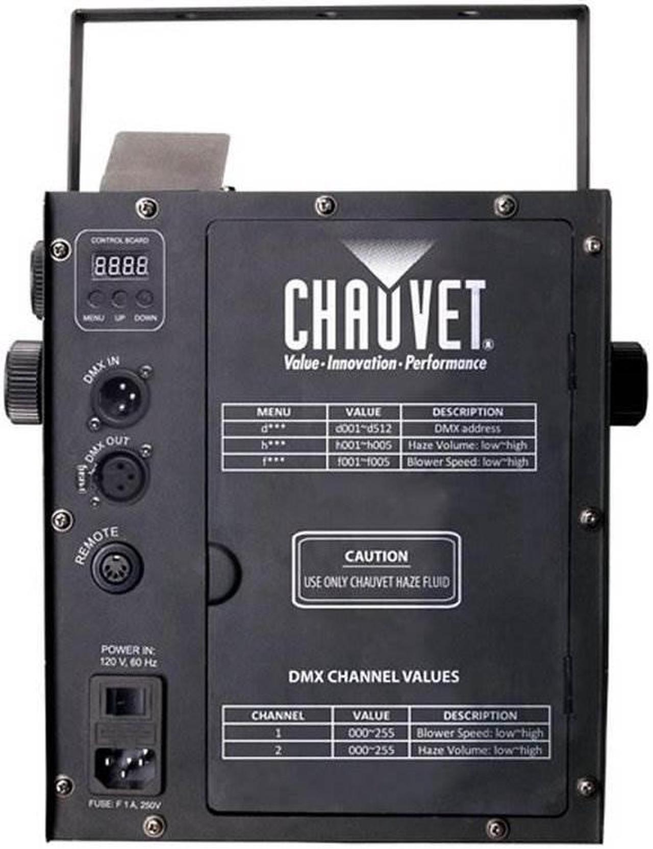 Alt view image 3 of 10 - CHAUVET DJ Hurricane Haze 2D Water-Based DJ Haze/Smoke/Fog Machine with Remote