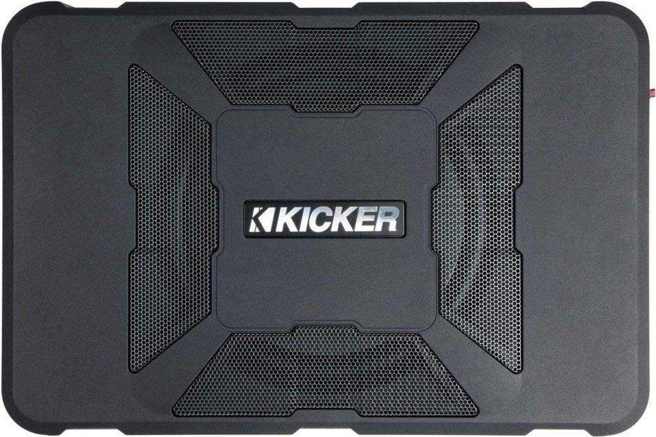 Alt view image 15 of 20 - KICKER 11HS8 8" 150W Hideaway Car Audio Powered Subwoofer Sub Enclosure HS8