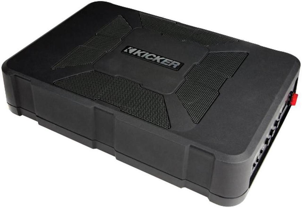 Alt view image 14 of 20 - KICKER 11HS8 8" 150W Hideaway Car Audio Powered Subwoofer Sub Enclosure HS8