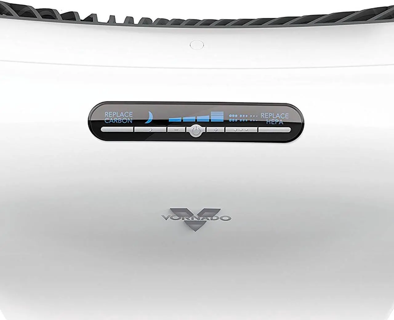 Alt view image 3 of 9 - Vornado True HEPA Activated Carbon Filter Whole Room Air Purifier, White