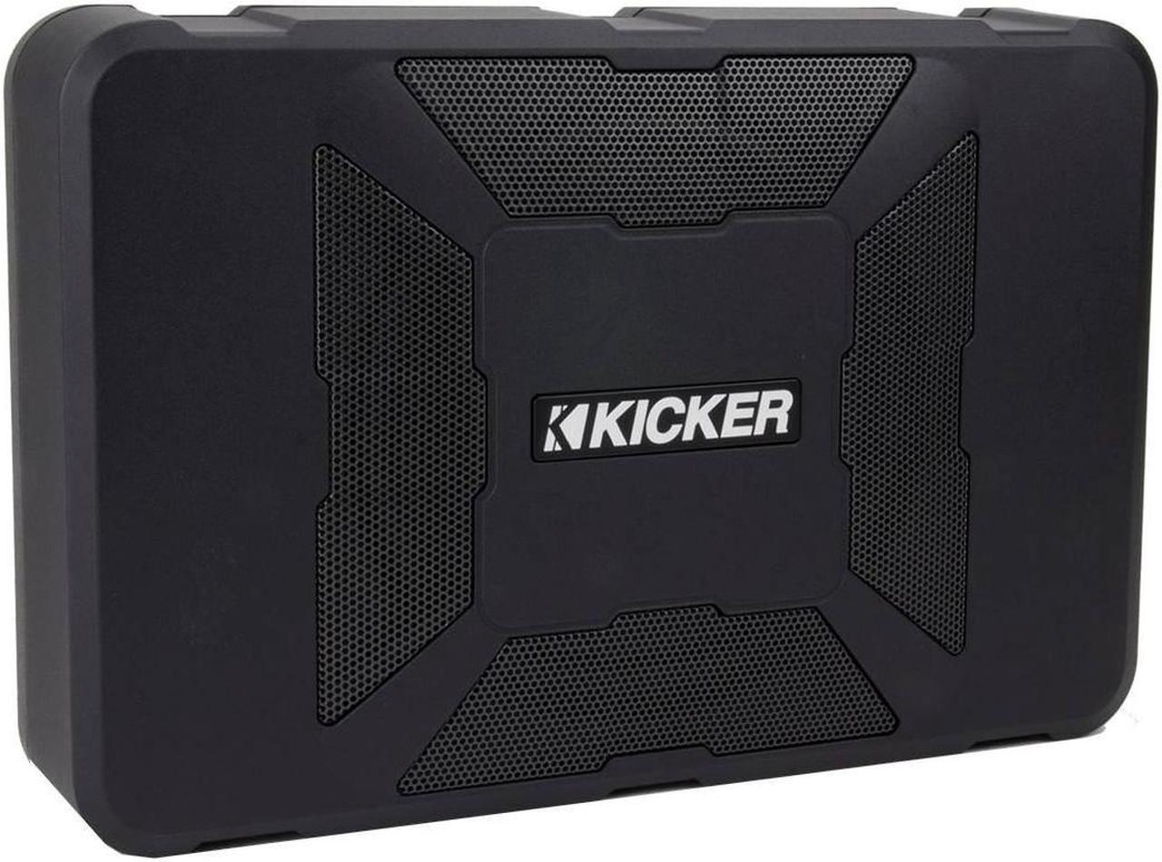 Alt view image 17 of 20 - KICKER 11HS8 8" 150W Hideaway Car Audio Powered Subwoofer Sub Enclosure HS8