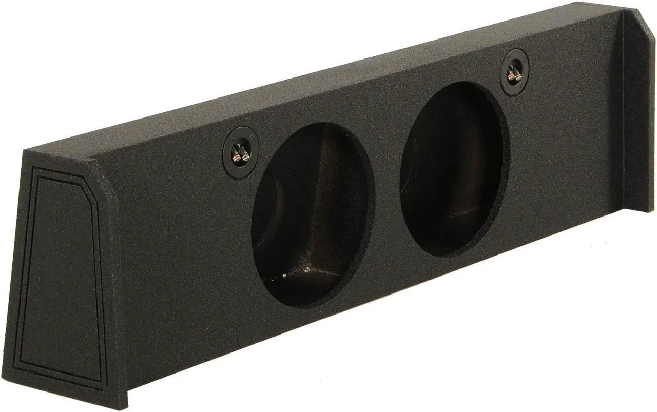 Alt view image 3 of 9 - QPower 10" Downfire 2 Hole 2009-2016 F150 Super Crew Subwoofer Box Enclosure