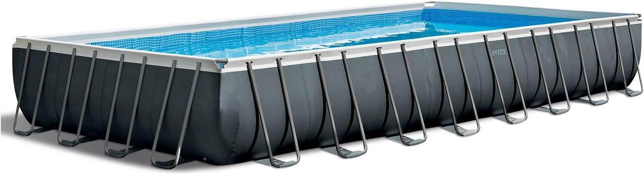 Alt view image 2 of 14 - Intex 32' x 16' x 52" Ultra XTR Rectangular Outdoor Swimming Pool Set with Pump