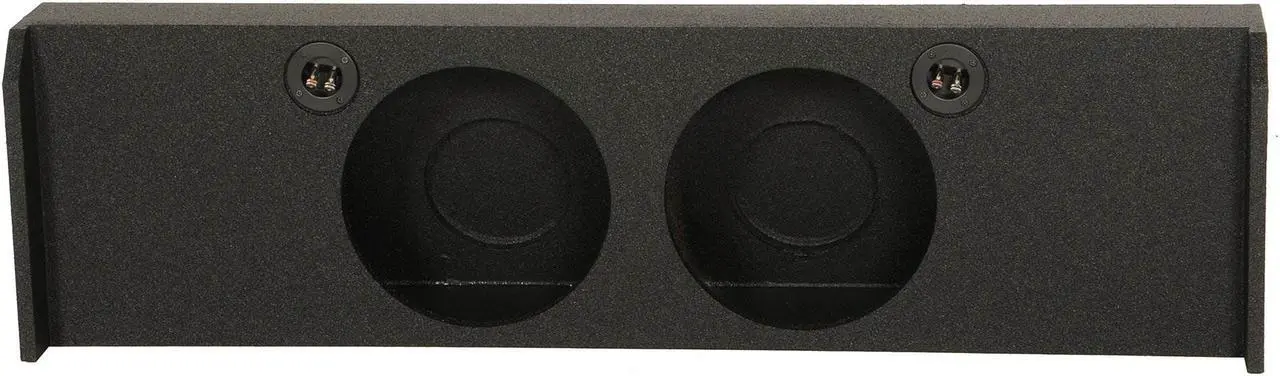 Main image of QPower 10" Downfire 2 Hole 2009-2016 F150 Super Crew Subwoofer Box Enclosure
