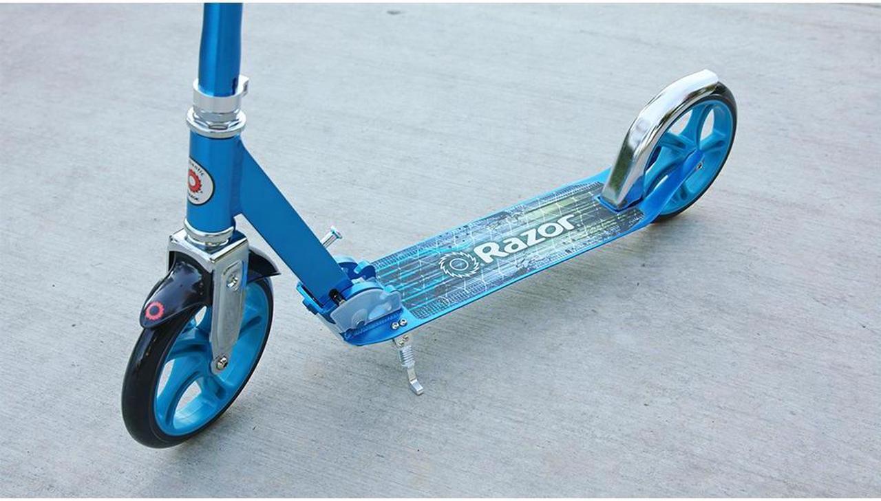 Alt view image 14 of 14 - Razor A5 Lux Scooter - Blue