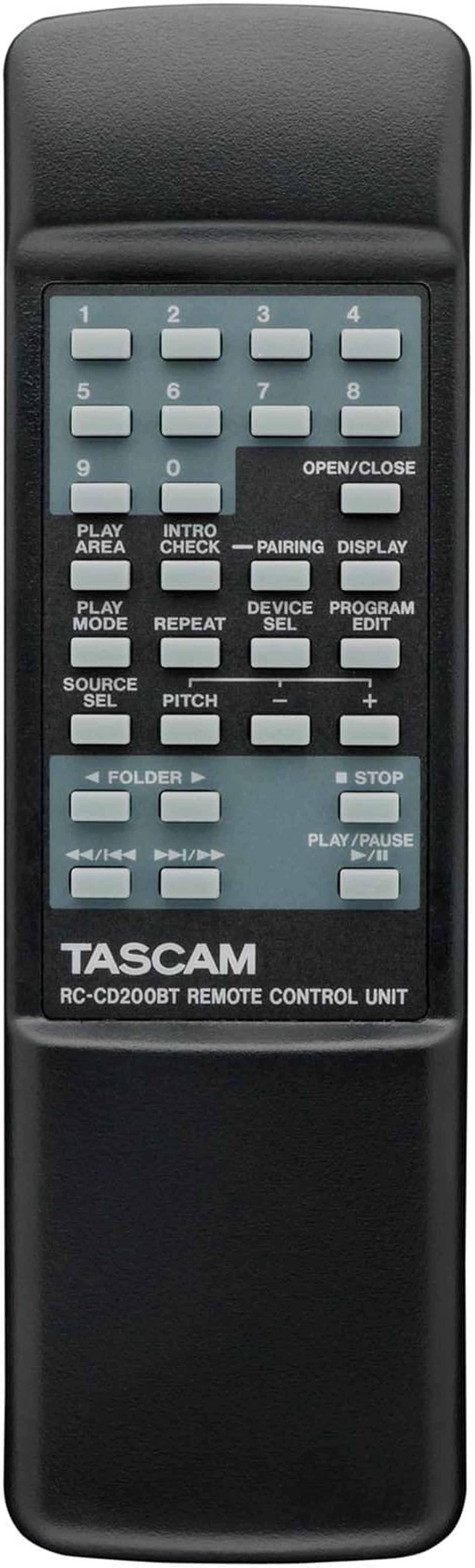 Alt view image 6 of 15 - TASCAM CD-200BT Professional 2U Rackmountable CD Player & Bluetooth Receiver