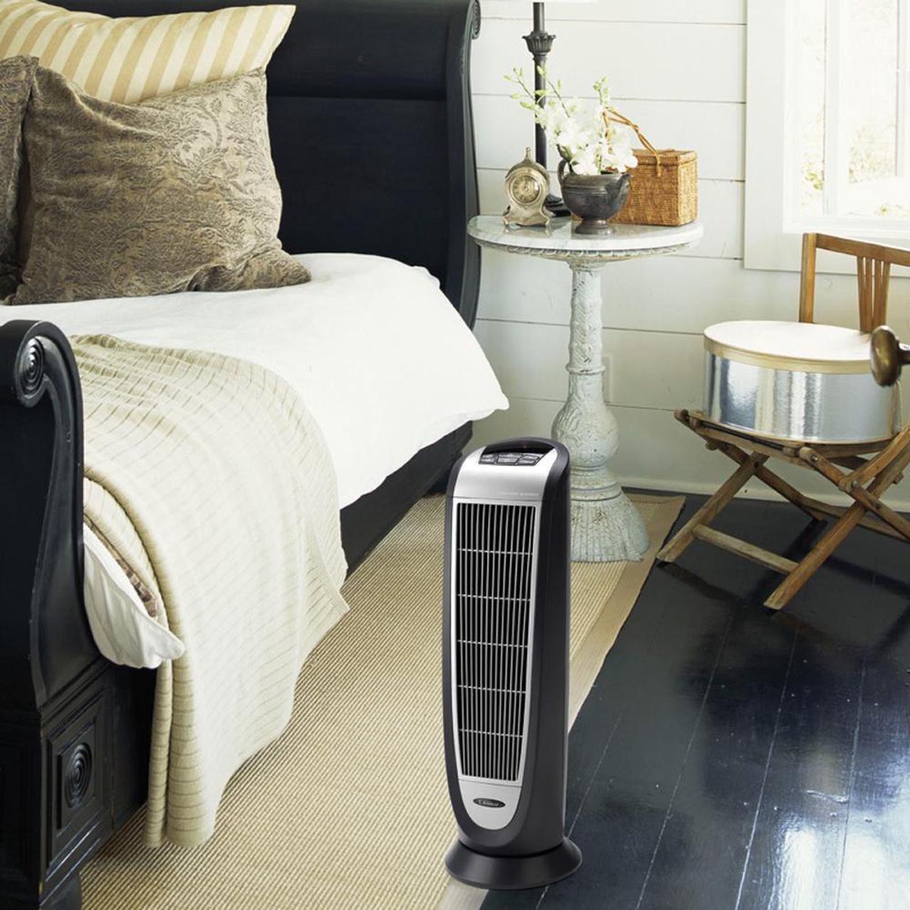Alt view image 7 of 14 - Lasko 5160 Portable Electric 1500W Room Oscillating Ceramic Tower Space Heater
