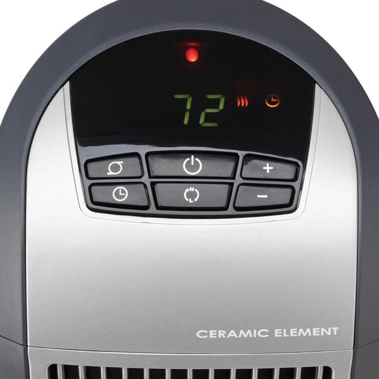 Alt view image 3 of 14 - Lasko 5160 Portable Electric 1500W Room Oscillating Ceramic Tower Space Heater