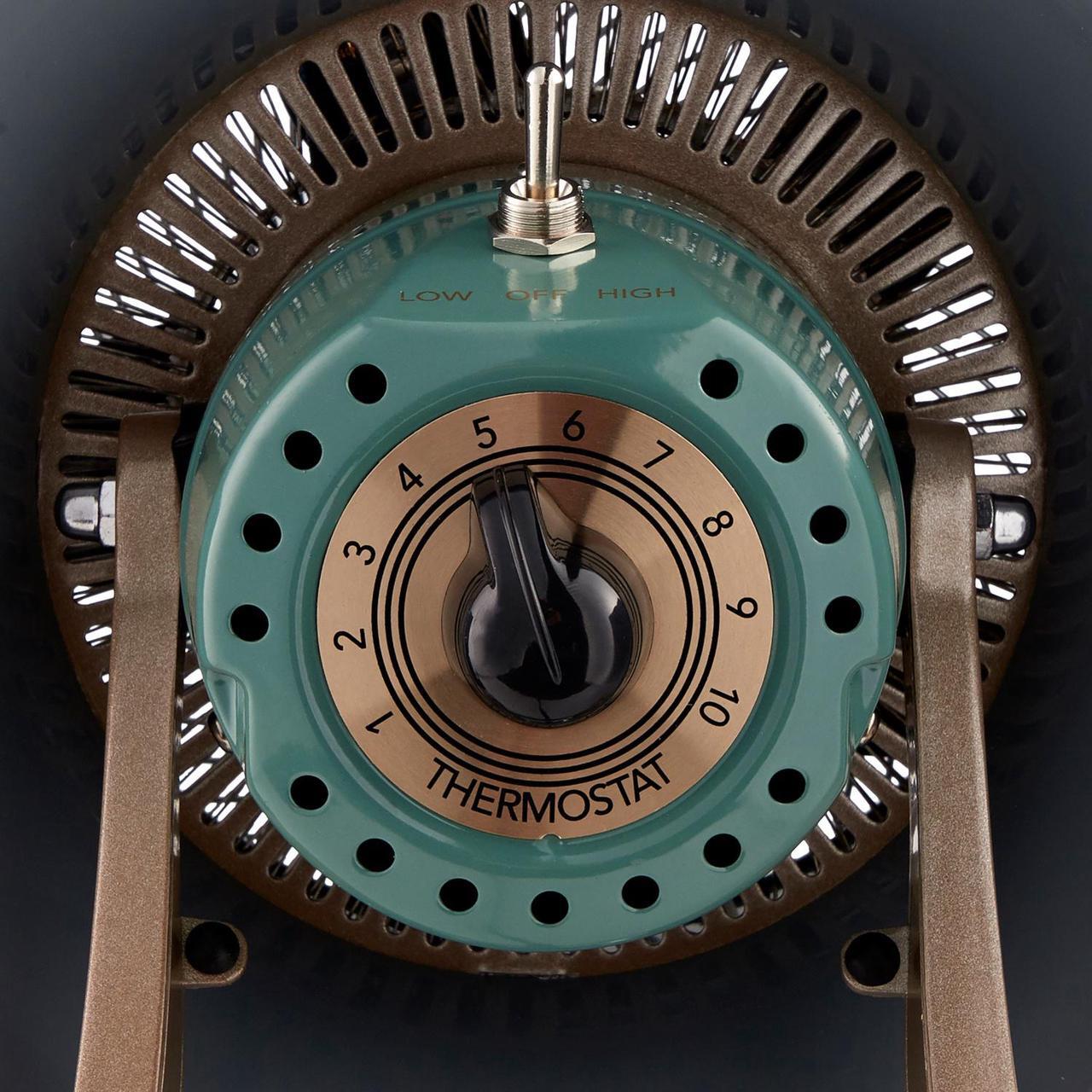 Alt view image 5 of 14 - Vornado VHeat Whole Room Vintage Home Portable Electric Space Heater, Green