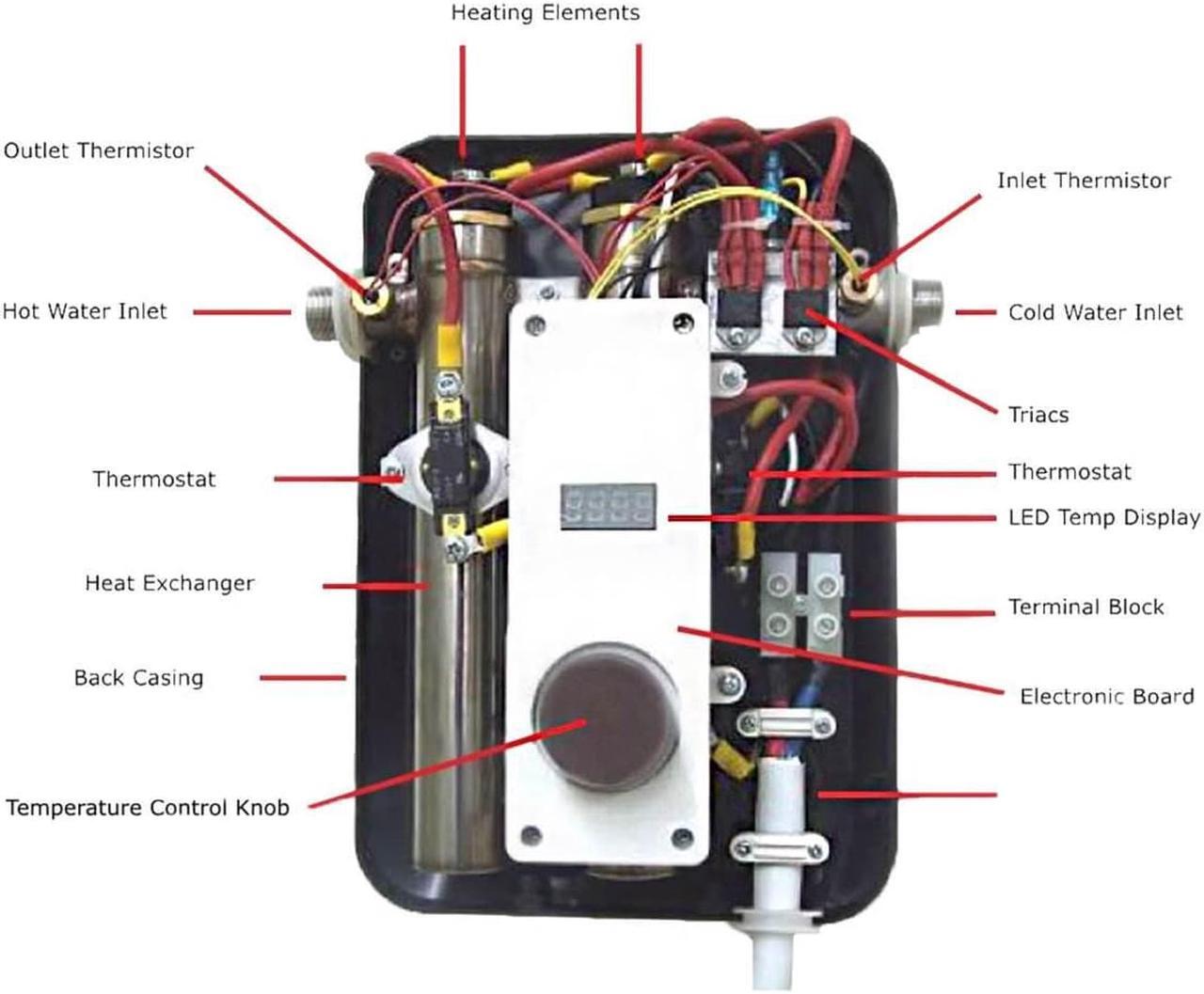 Alt view image 2 of 5 - Eemax HA02740 HomeAdvantage II Residential Tankless Electric Hot Water Heater