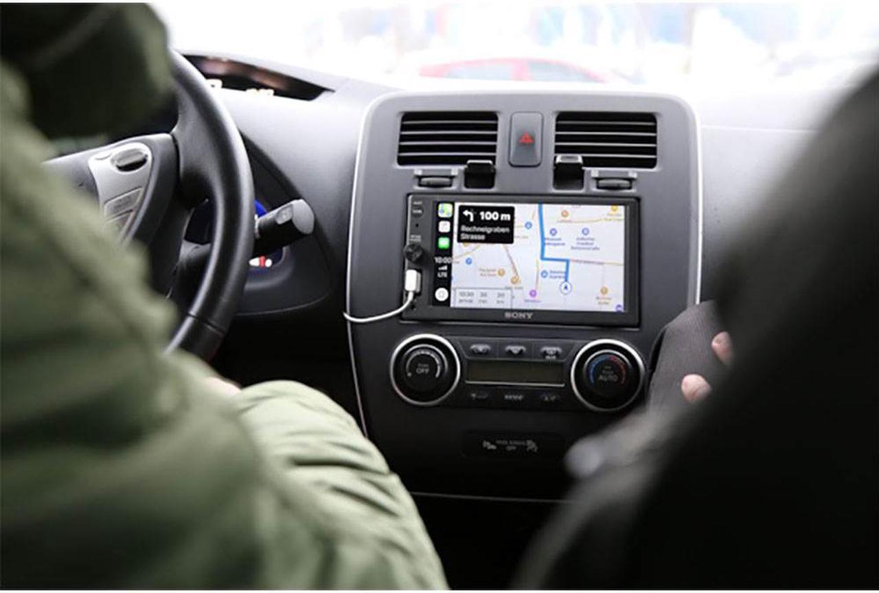 Alt view image 16 of 20 - Sony XAV-AX1000 6.2" Apple CarPlay Media Receiver with Bluetooth