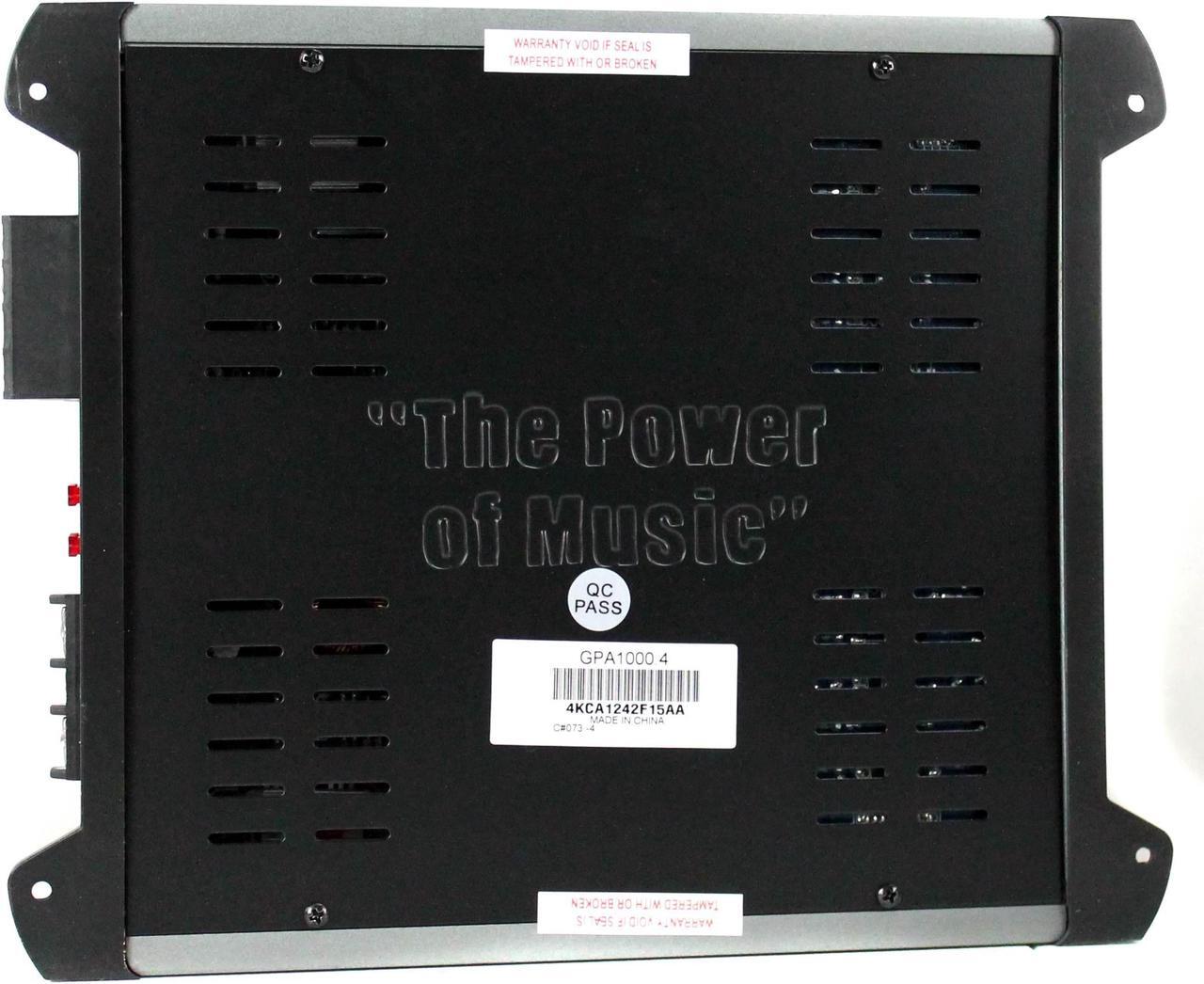 Alt view image 4 of 5 - NEW Crunch GPA1000.4 1000 Watt 4 Channel Amp A/B Class Car Audio Power Amplifier