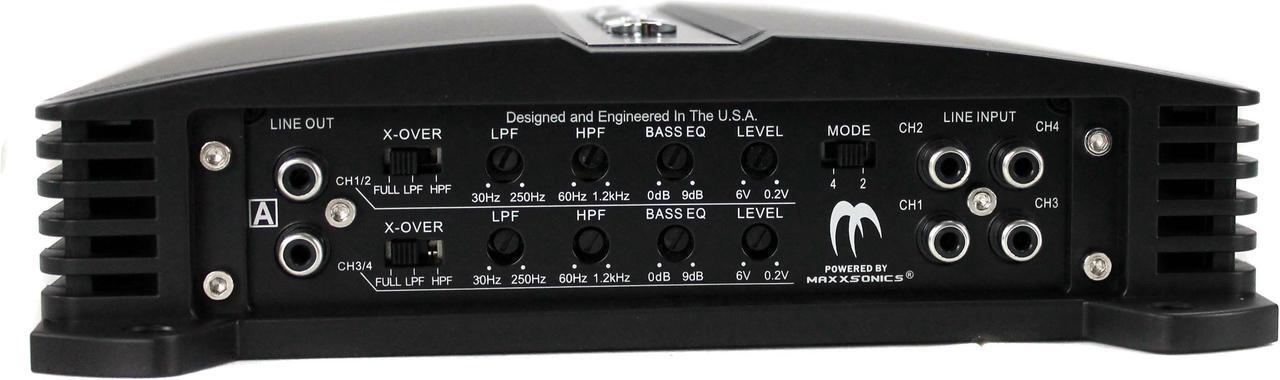 Alt view image 2 of 5 - NEW Crunch GPA1000.4 1000 Watt 4 Channel Amp A/B Class Car Audio Power Amplifier