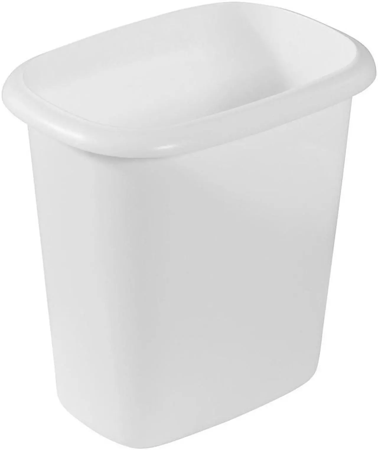 Alt view image 2 of 4 - Rubbermaid 6 Quart White Wastebasket FG295300WHT