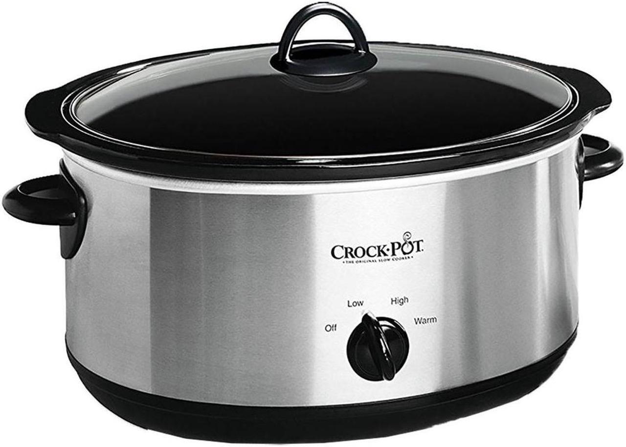 Alt view image 2 of 7 - Crock-Pot 8 Quart Slow Cooker and 16 Oz Little Dipper Food Warmer Stainless