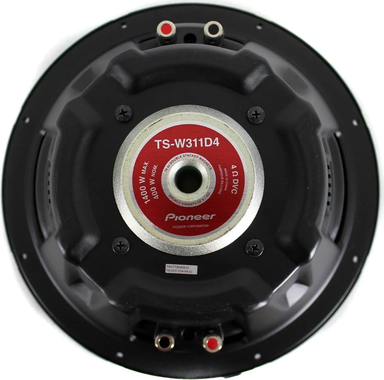Alt view image 3 of 7 - Pioneer 12 Inch 1400 Watt Subwoofer Car Audio Power 4-Ohm DVC Sub |