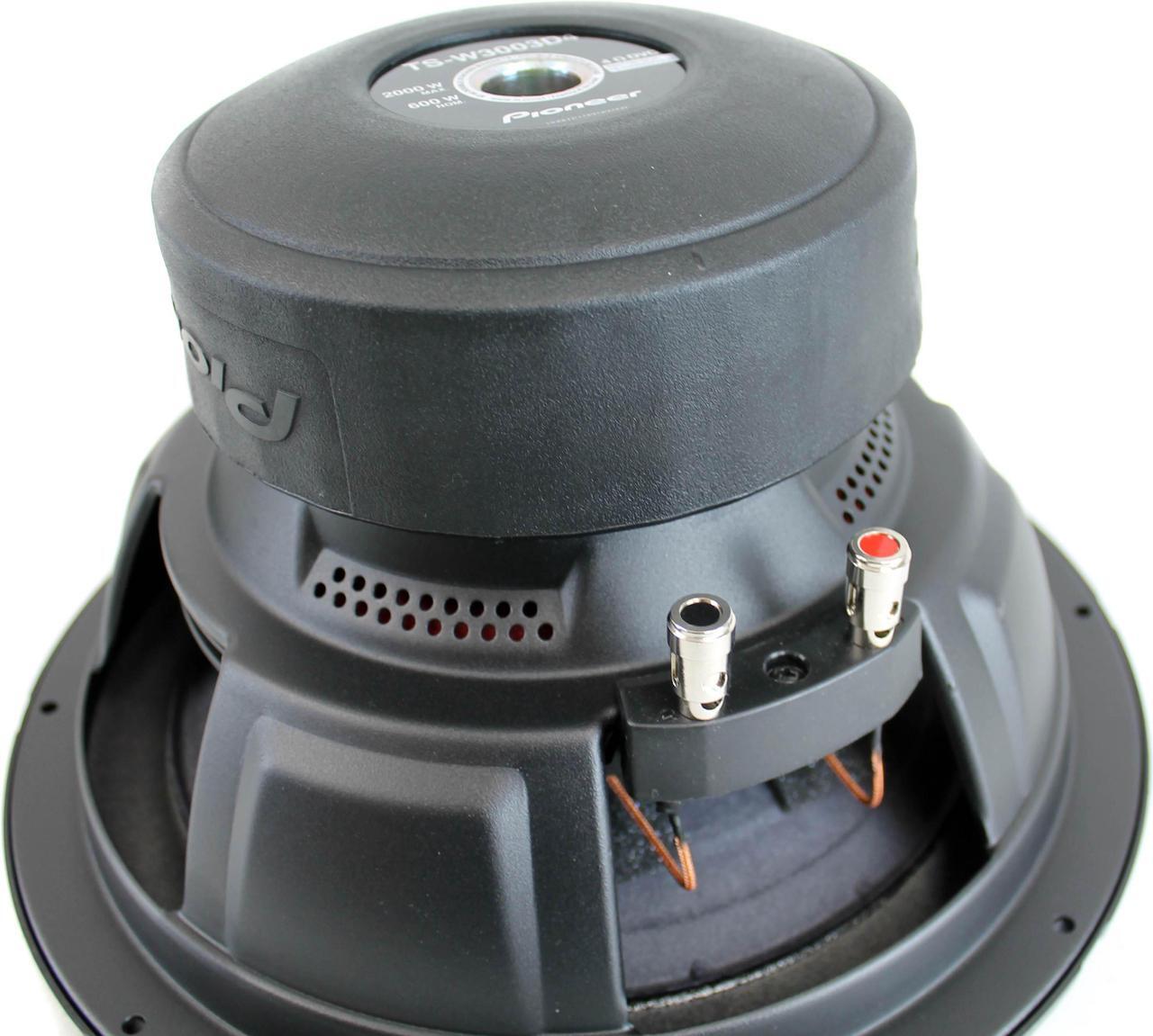 Alt view image 5 of 7 - Pioneer Champion Series PRO TS-W3003D4 12" subwoofer with dual 4-ohm voice coils