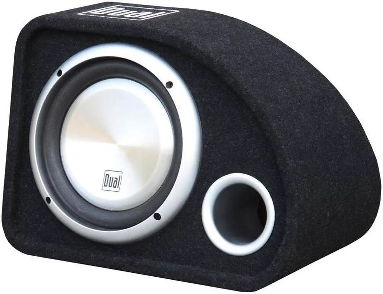 Alt view image 2 of 8 - Dual SBX101 10" 500W Car Subwoofer + Ported Sub Enclosure