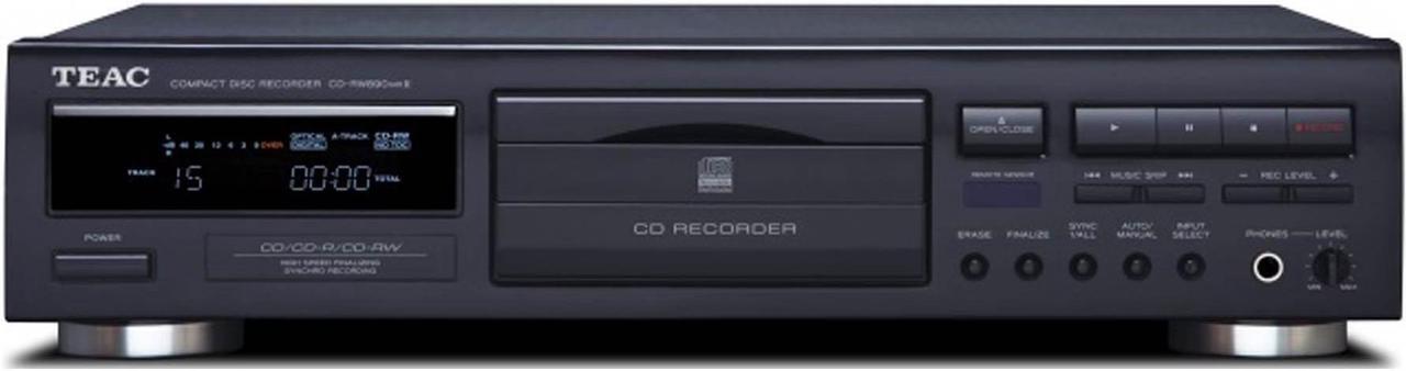Alt view image 2 of 8 - TEAC CD-RW890MK2-B CD Recorder With Remote (Black)