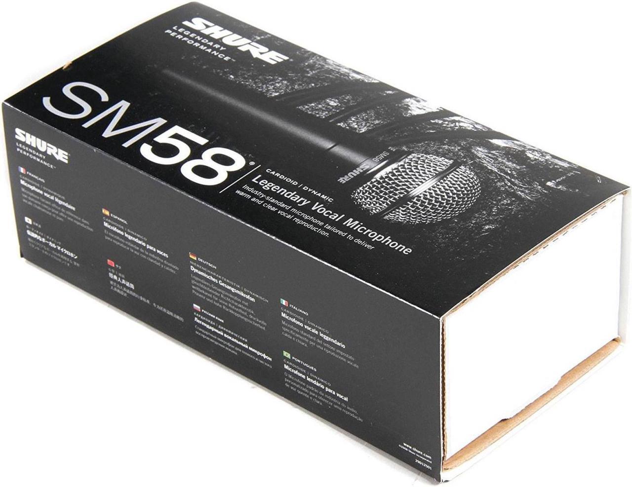 Alt view image 3 of 20 - Shure SM58-LC Rugged Professional Studio Vocal Microphone, Cable Not Included
