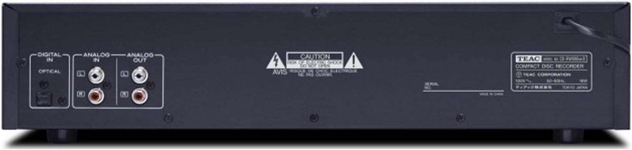 Alt view image 3 of 8 - TEAC CD-RW890MK2-B CD Recorder With Remote (Black)