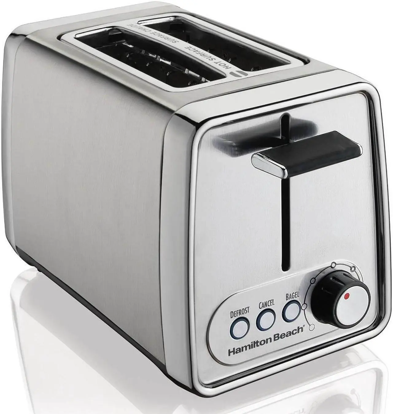 Modern Chrome 2-Slice Toaster - Thumbnail 3