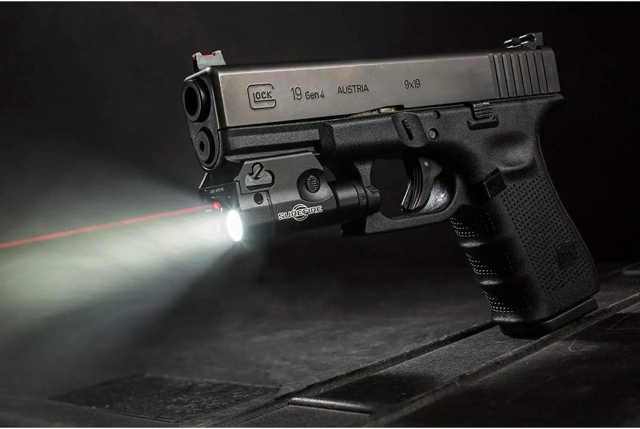 Alt view image 7 of 16 - Surefire XC2 Weaponlight, Pistol, 300 Lumen LED, Light/Laser Combo, Black XC2-A