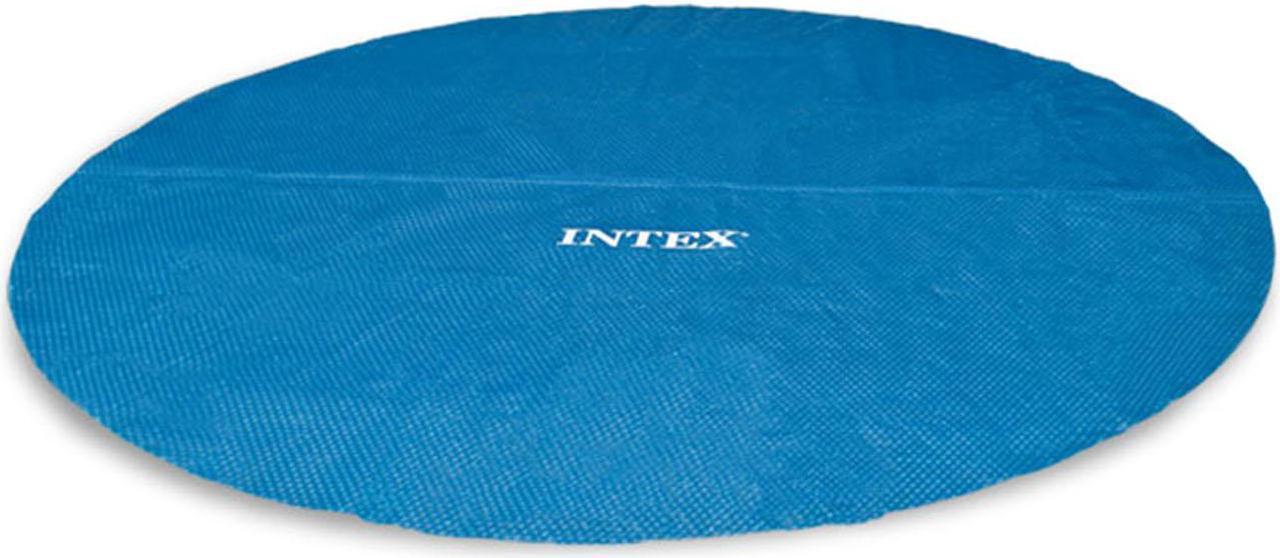 Intex 12 Ft Round Easy Set and Metal Frame Swimming Pool Solar Tarp, Cover Only