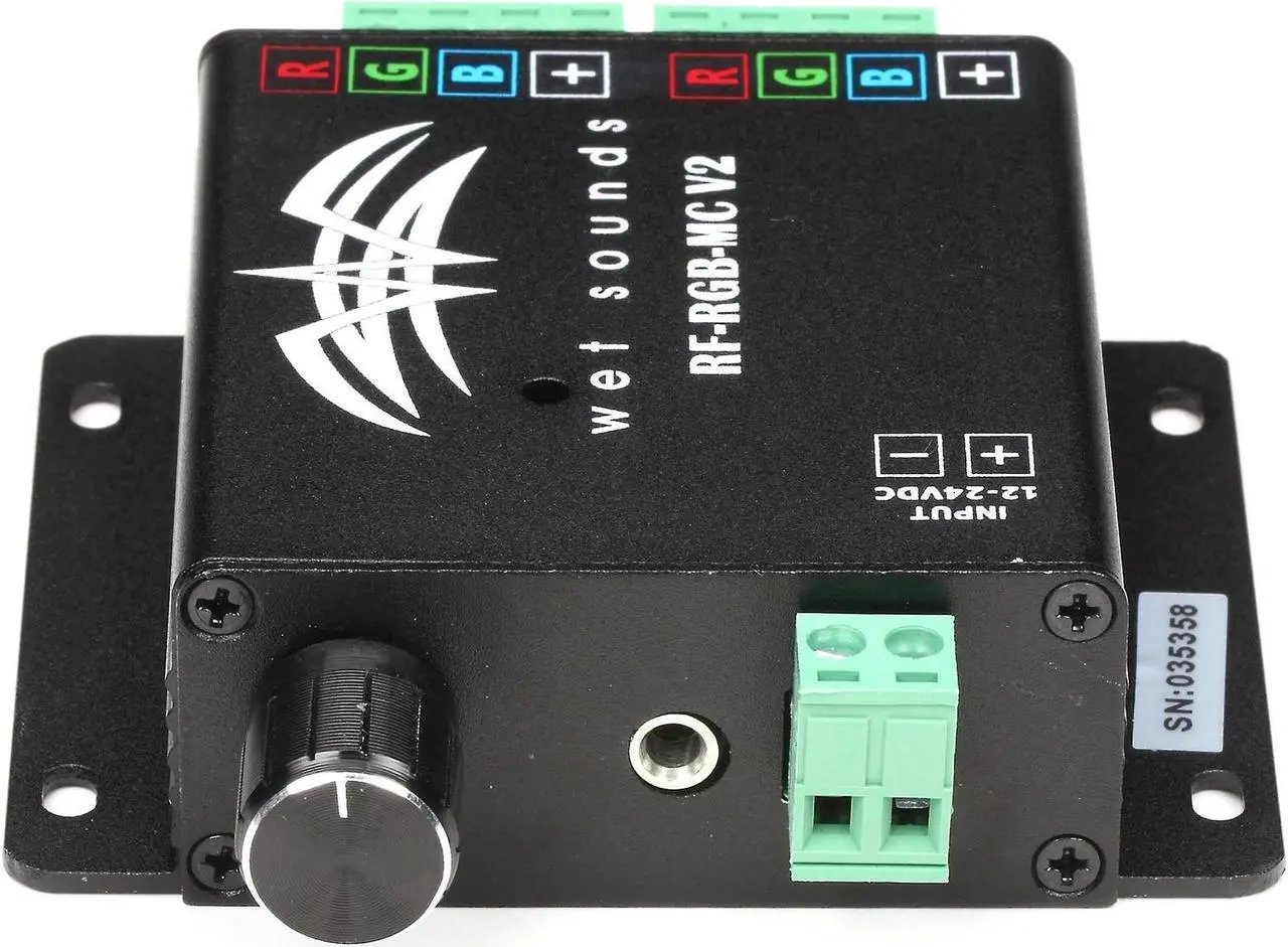 Alt view image 9 of 12 - Wet Sounds RF RGB Music Controller w/Touch Activated Remote