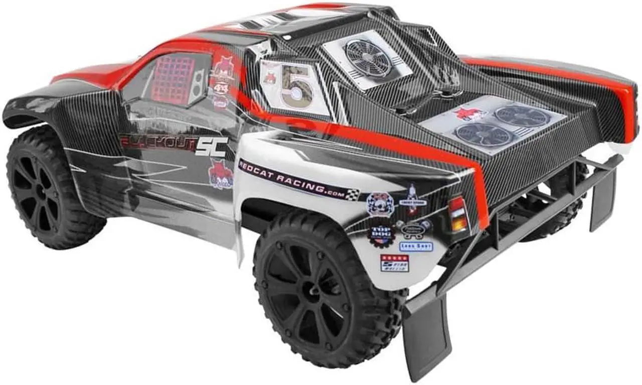 Alt view image 8 of 19 - Redcat Blackout SC Brushed Electric RC Short Course Truck (For Parts)