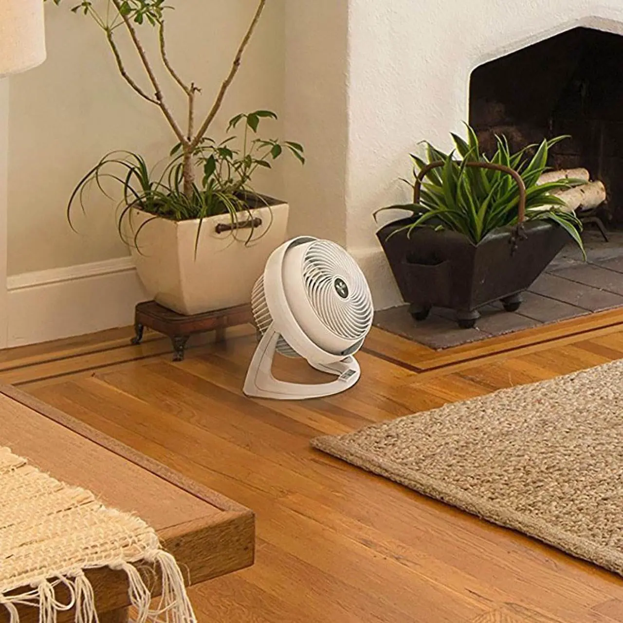 Alt view image 7 of 9 - Vornado Energy Smart Variable Speed Air Circulator Floor Fan, White