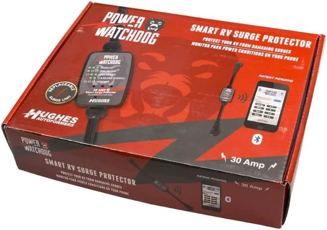 Alt view image 4 of 7 - hughes autoformer pwd30 power watch dog 30 amp surge protector