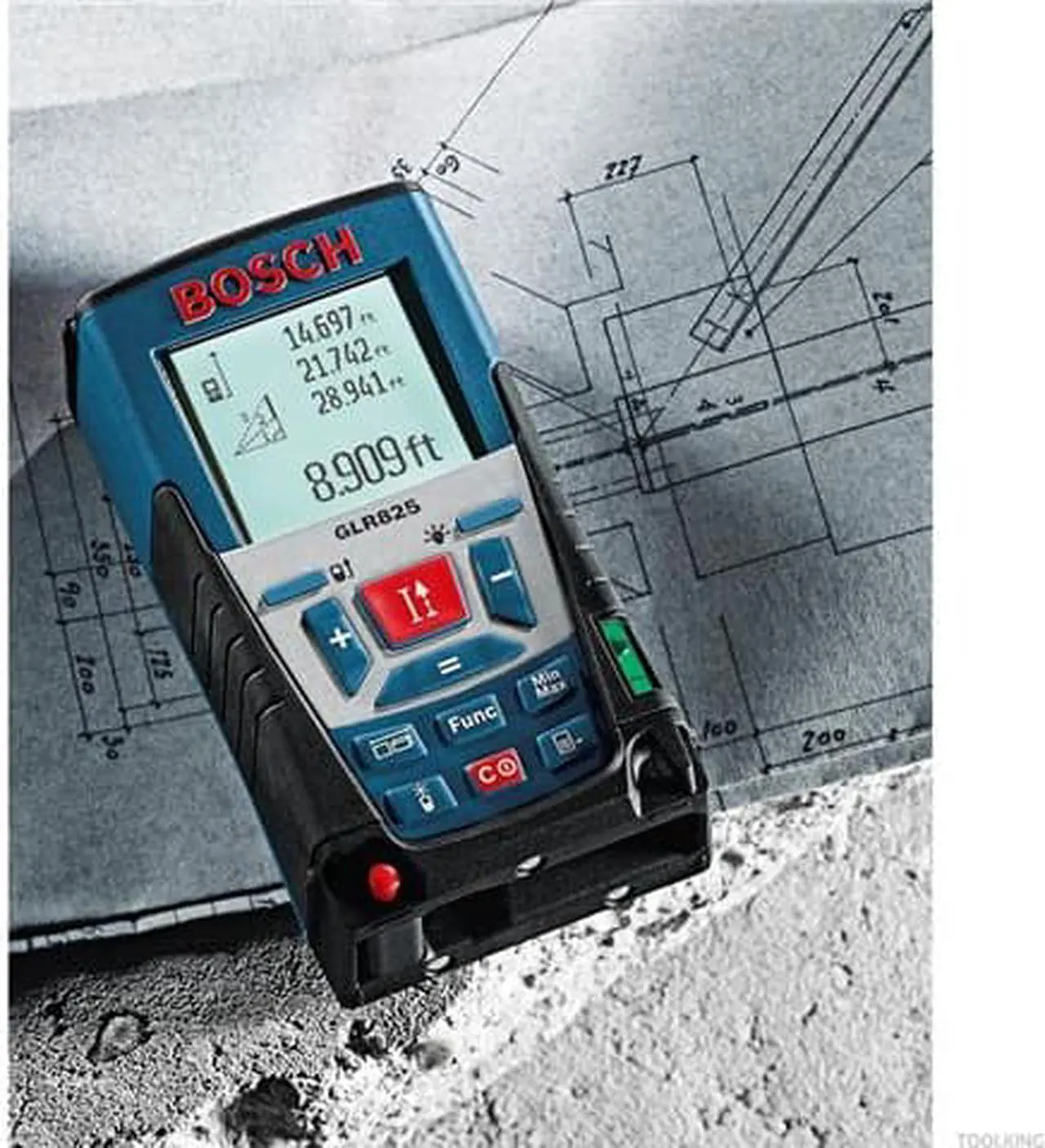 Alt view image 2 of 10 - Bosch GLR825 825 ft. Laser Distance Measurer