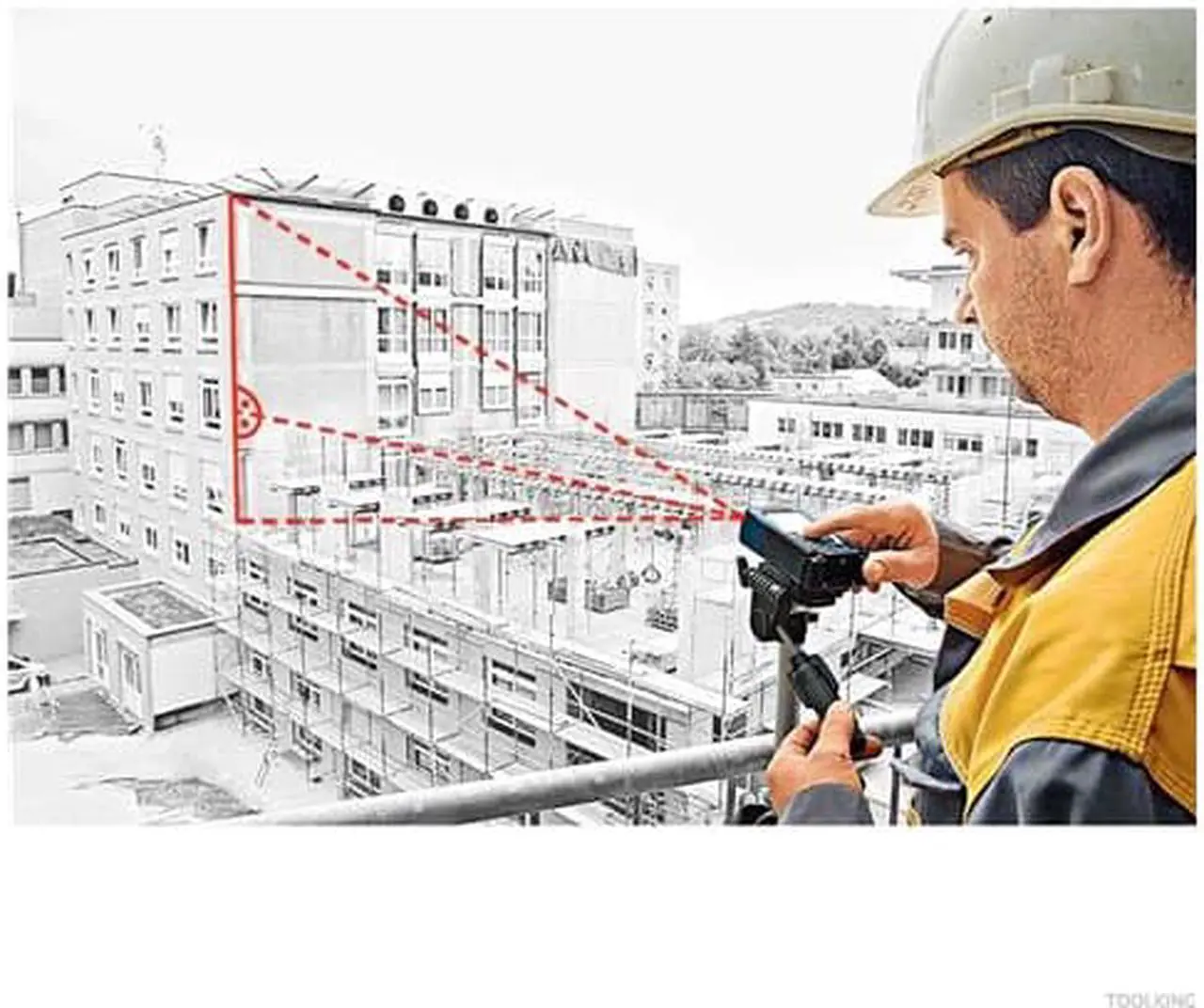 Alt view image 7 of 10 - Bosch GLR825 825 ft. Laser Distance Measurer