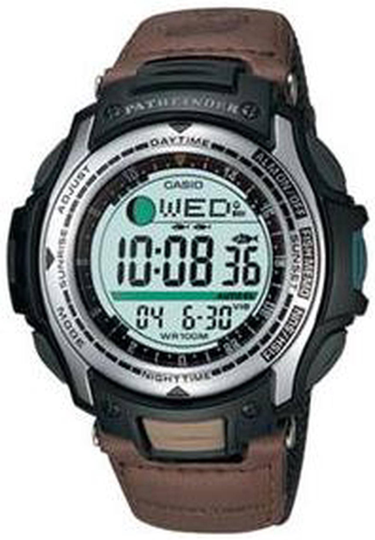 Alt view image 2 of 10 - Casio Pathfinder Fishing And Hunting Timer Mens Watch PAS400B-5V
