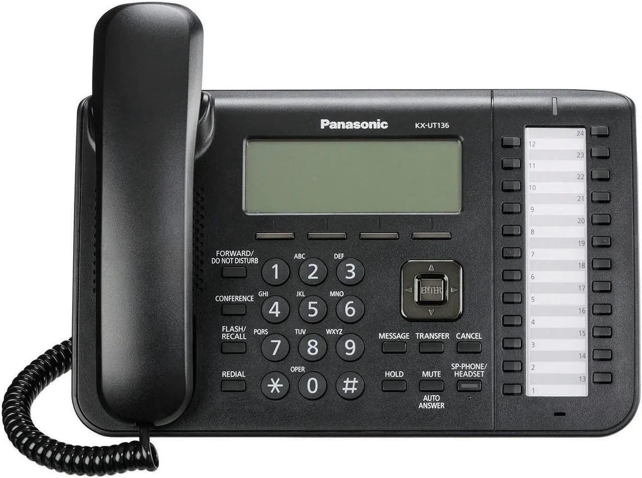 Alt view image 2 of 6 - Panasonic Warranty KX-UT136-B STANDARD SIP PHONE
