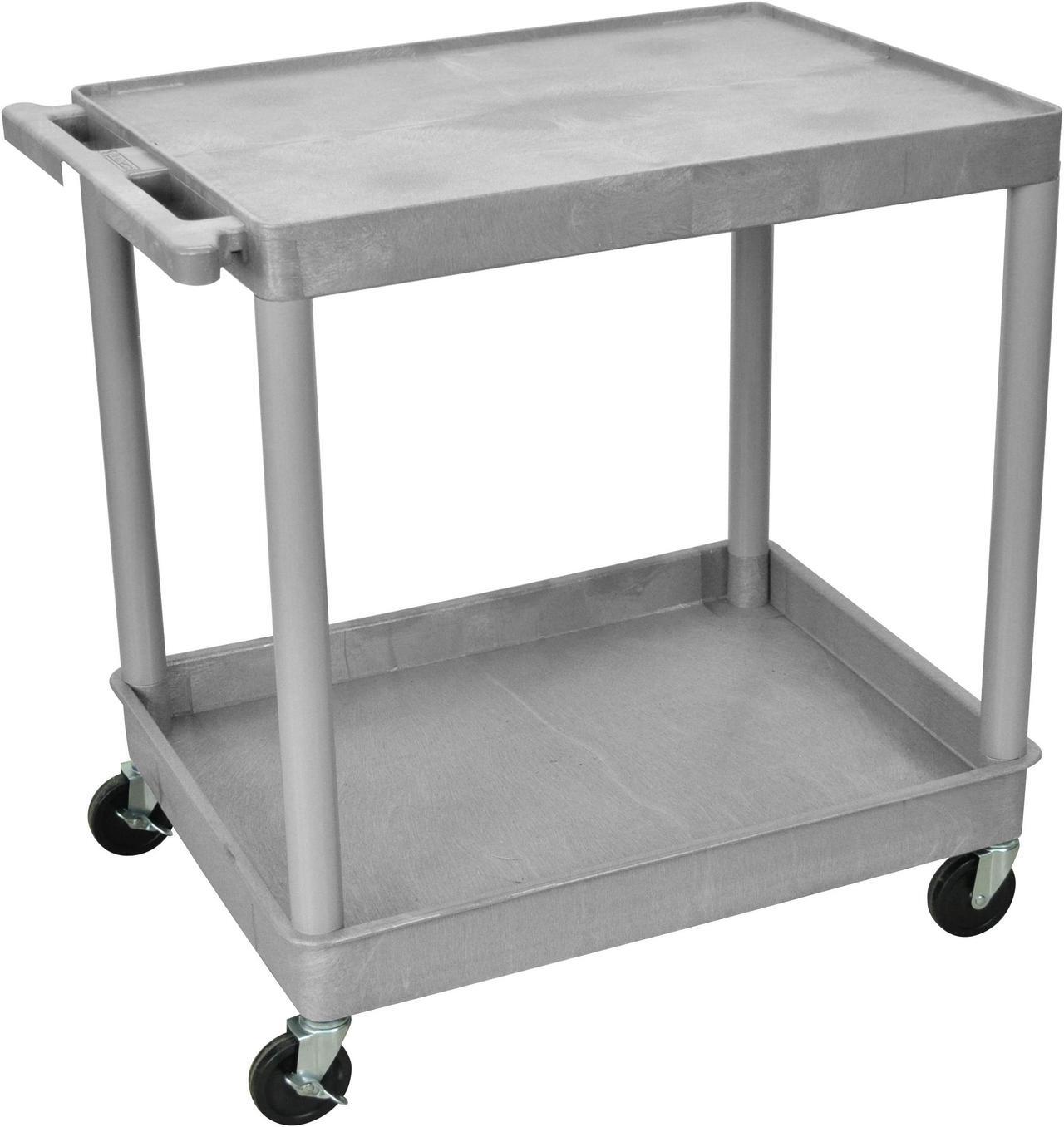 Main image of Luxor Tc21-G 2 Shelf Tub Cart