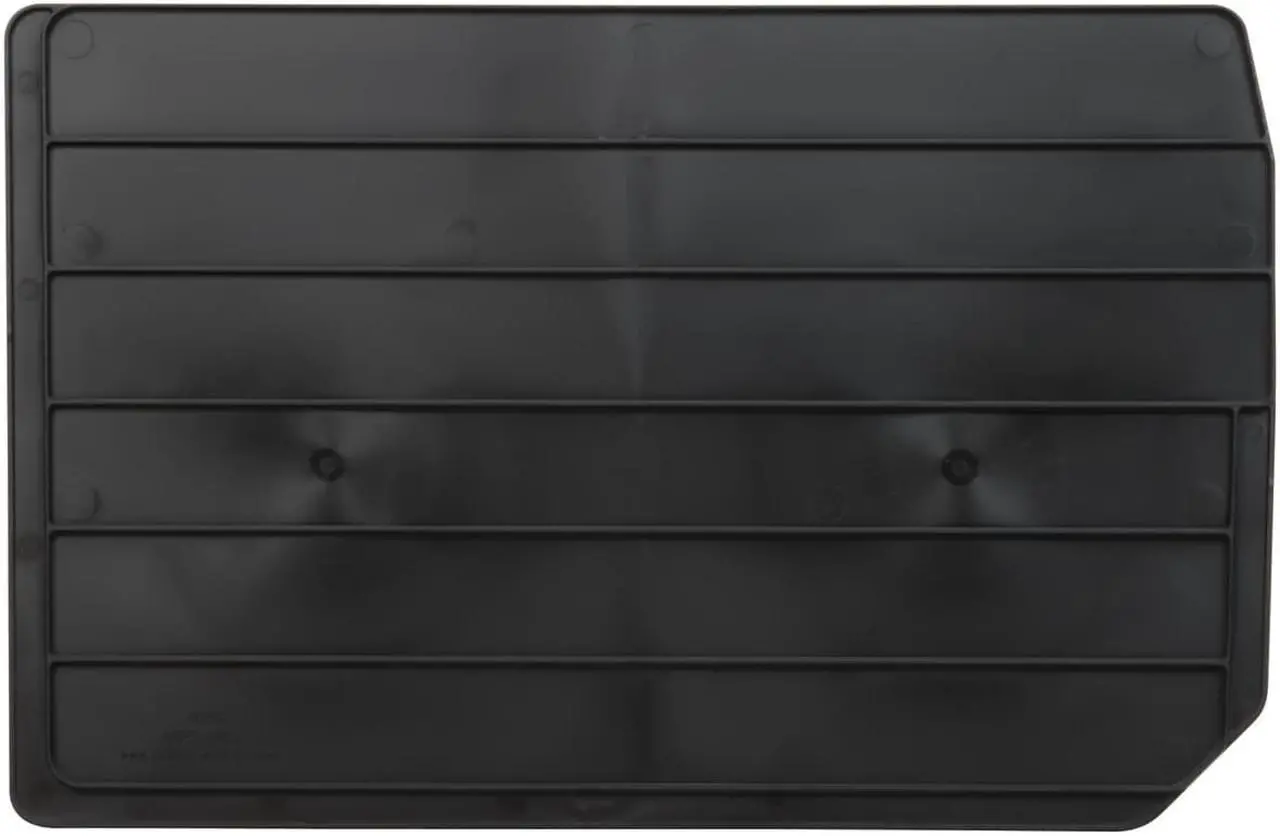 Alt view image 2 of 3 - AKRO-MILS 40282 Plastic Divider, Black, 16 1/4 in L, 11 1/8 in H