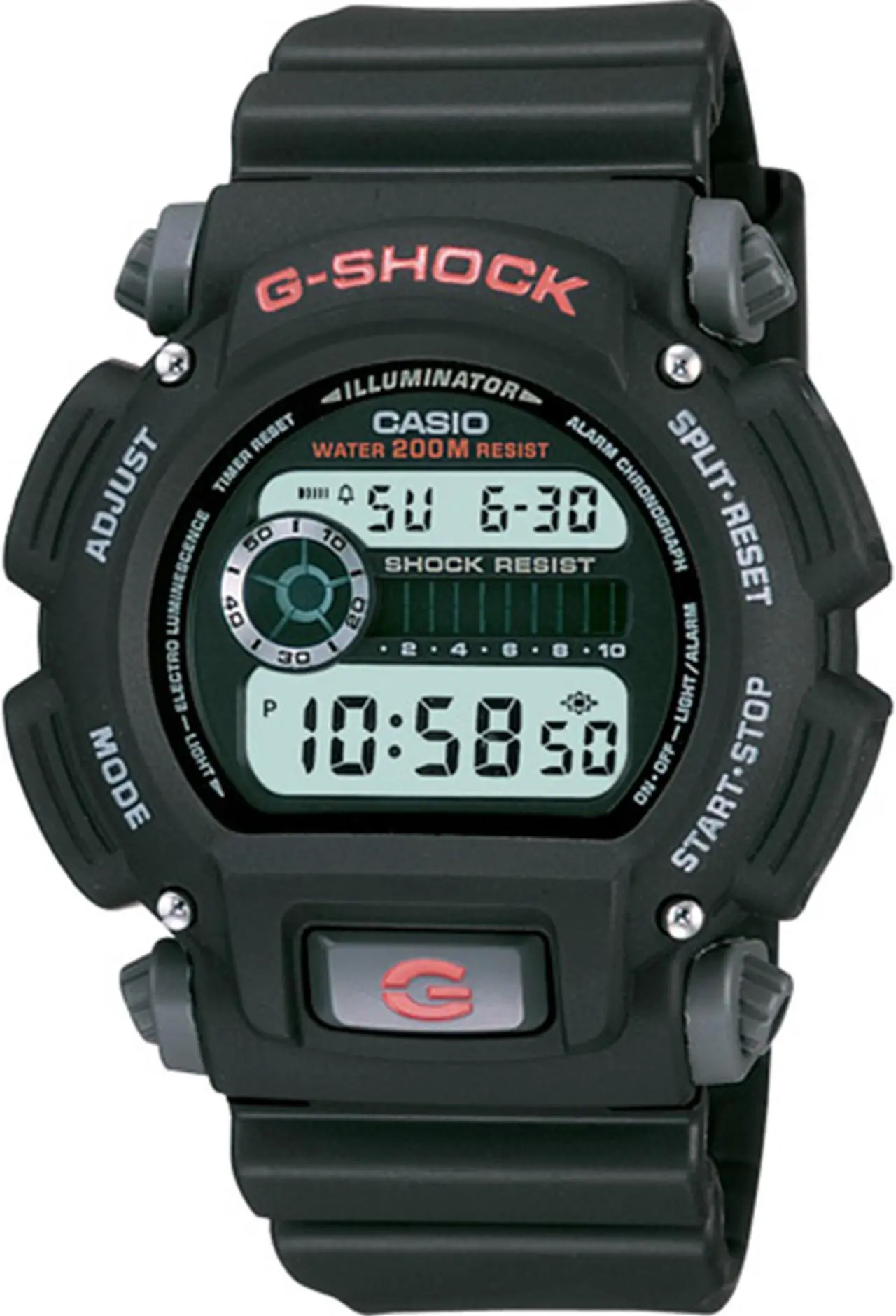 Alt view image 4 of 19 - CASIO DW-9052-1VCF G Shock Mens Watch Black