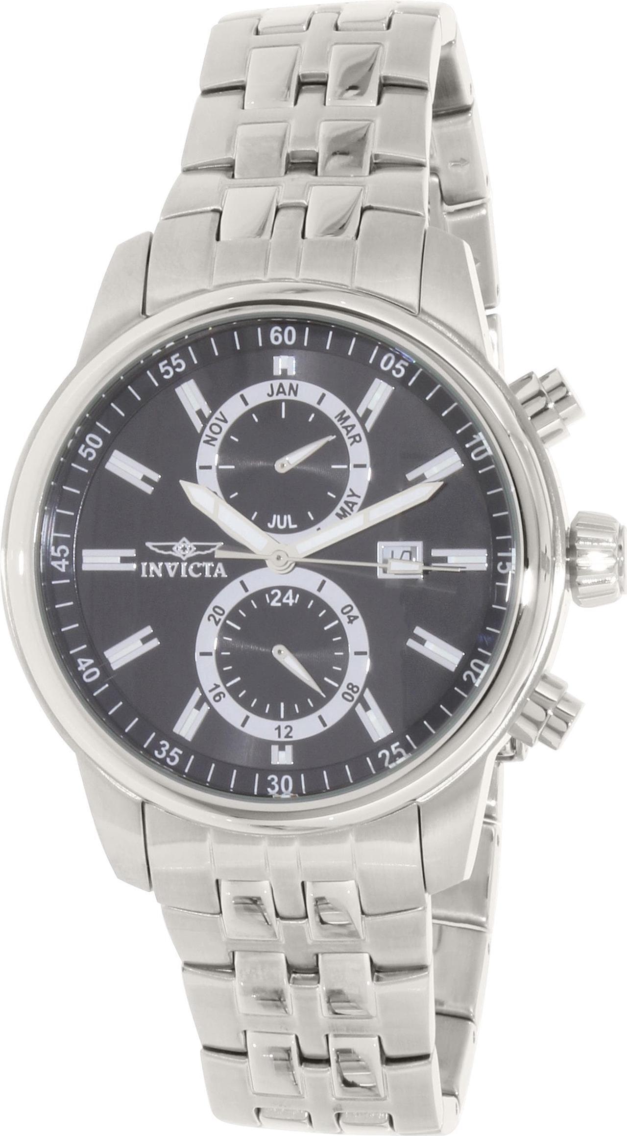 Alt view image 7 of 13 - Invicta  Specialty 0250  Stainless Steel Chronograph  Watch