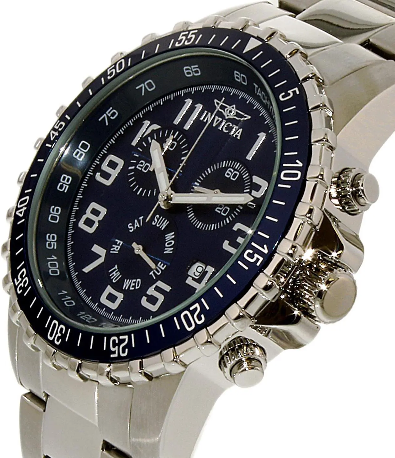 Alt view image 6 of 17 - Invicta  Specialty 6621  Stainless Steel Chronograph  Watch
