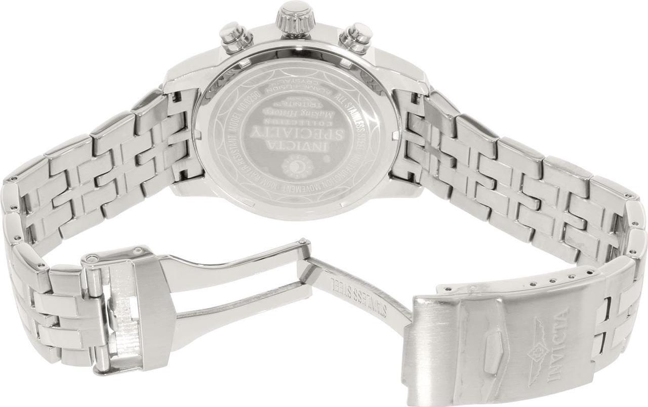 Alt view image 10 of 13 - Invicta  Specialty 0250  Stainless Steel Chronograph  Watch