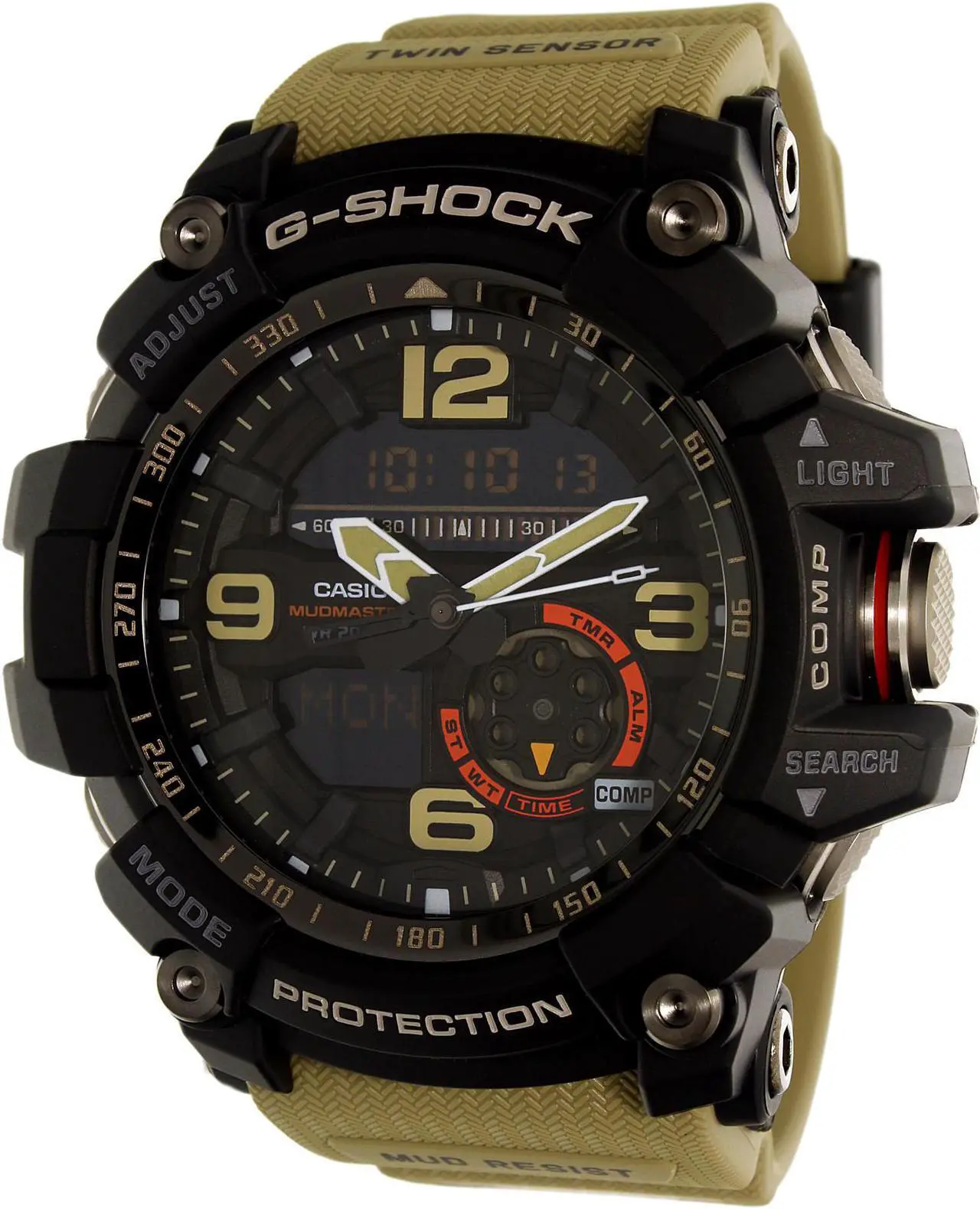 Alt view image 11 of 20 - Casio G-Shock Mudmaster Compass Watch GG1000-1A5
